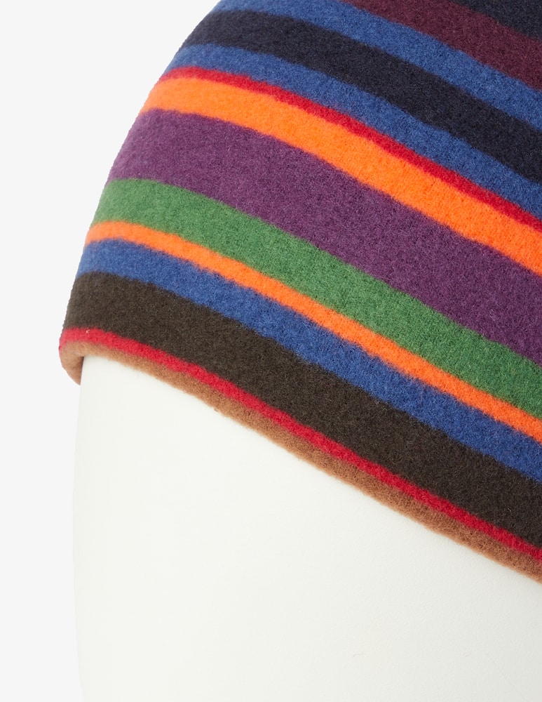 rinascente Gallo Berretto pile multicolor - Rosso