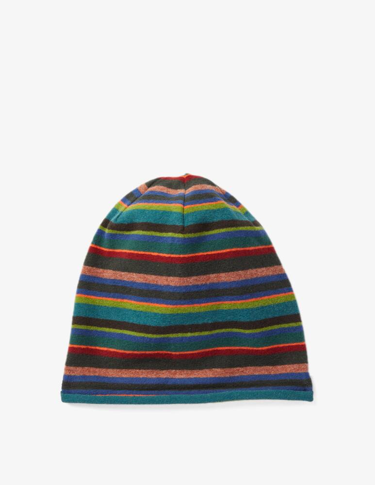 rinascente Gallo Raw cut fleece beanie - Blue