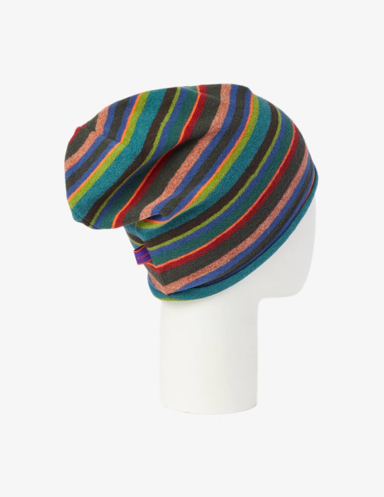 rinascente Gallo Raw cut fleece beanie - Blue