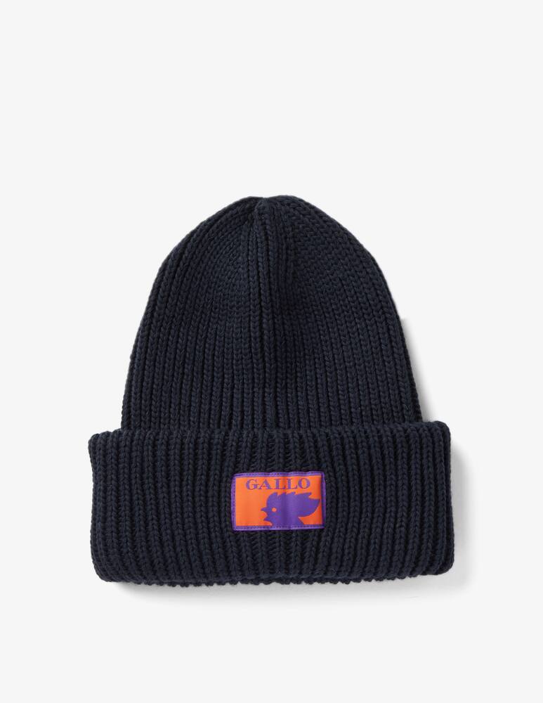 rinascente Gallo Double cuff beanie - Blue