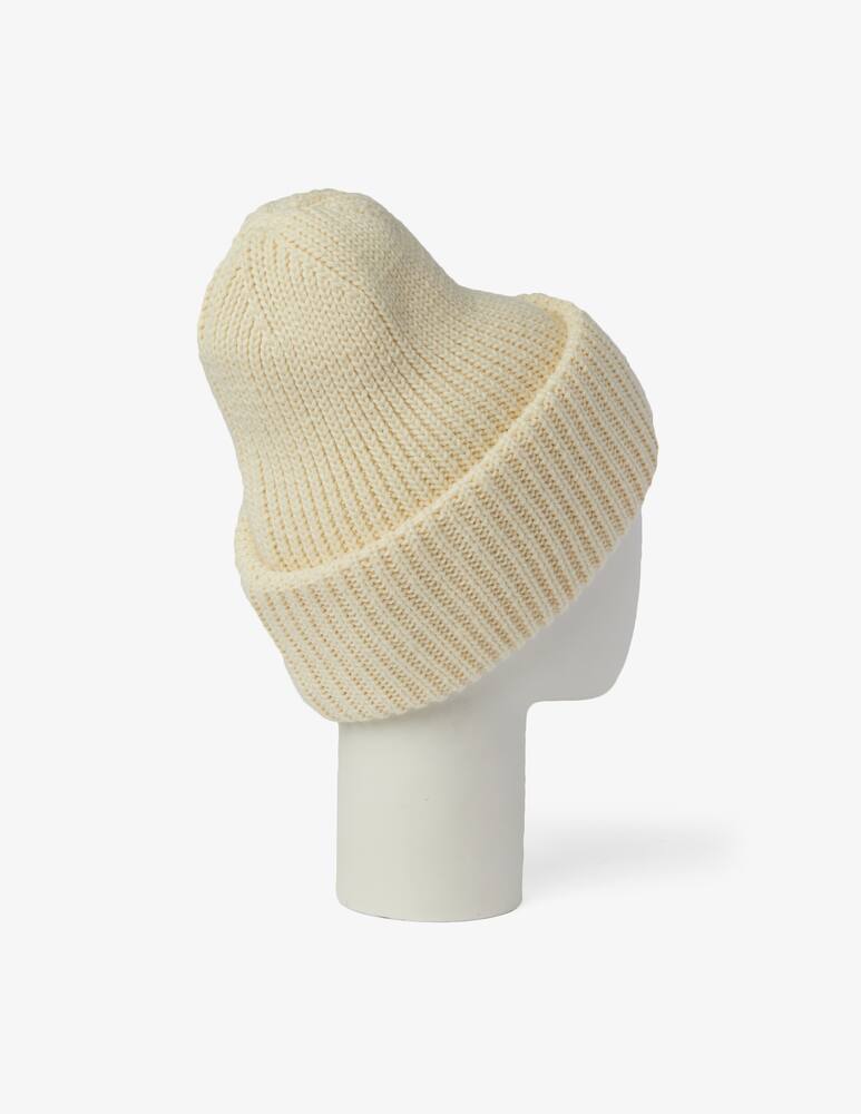 rinascente Gallo Double cuff beanie - Beige