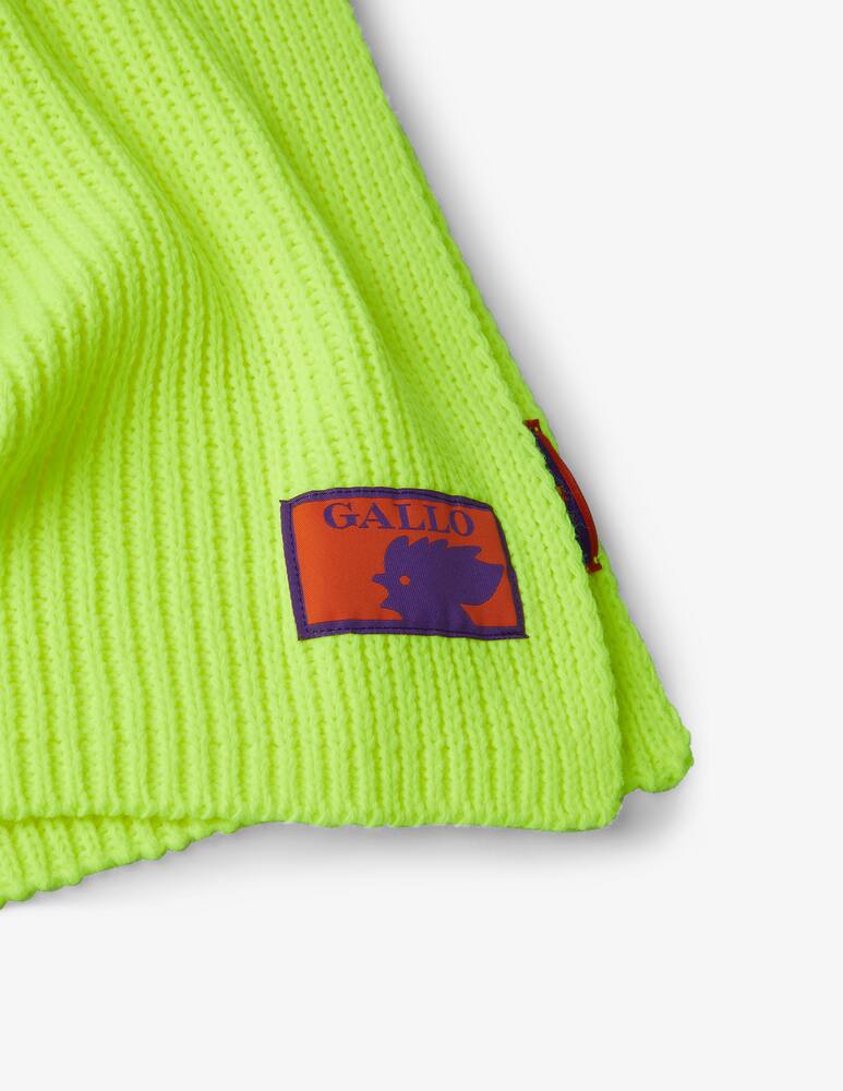 rinascente Gallo Ribbed scarf - Yellow