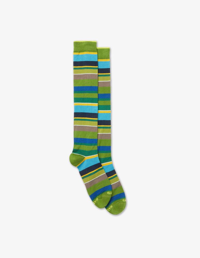 rinascente Gallo Multicolor striped light weight long sock 