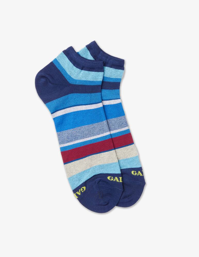 rinascente Gallo Multicolor striped light wight footie sock 
