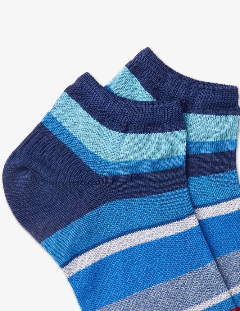rinascente Gallo Multicolor striped light wight footie sock 