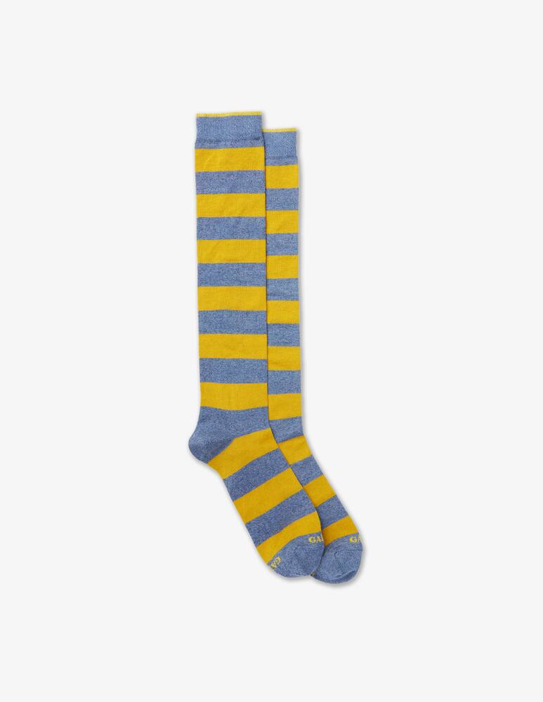 rinascente Gallo Bicolor striped light weight long sock 