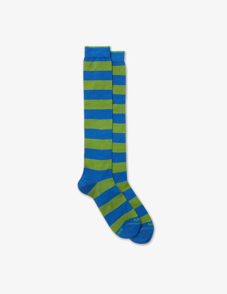 rinascente Gallo Bicolor striped light weight long sock 