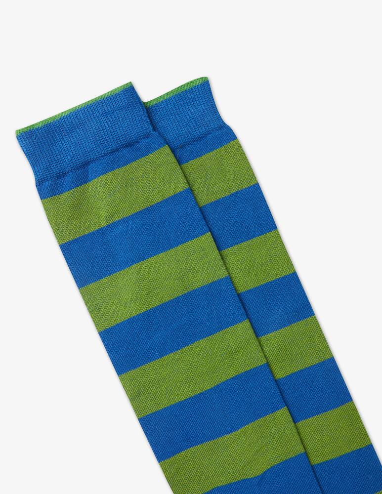 rinascente Gallo Bicolor striped light weight long sock 