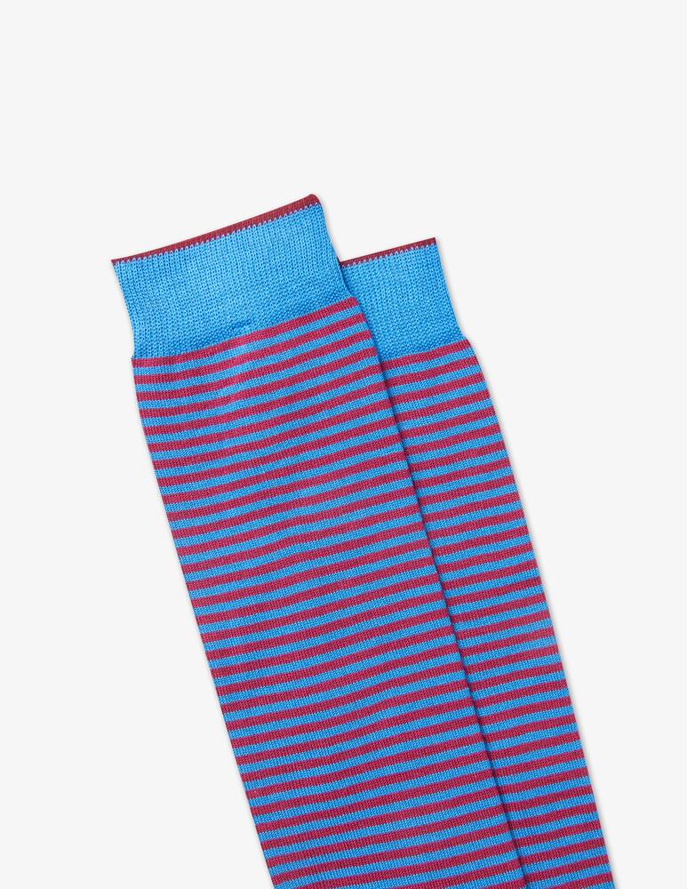 rinascente Gallo Windsor york striped light weight long sock 