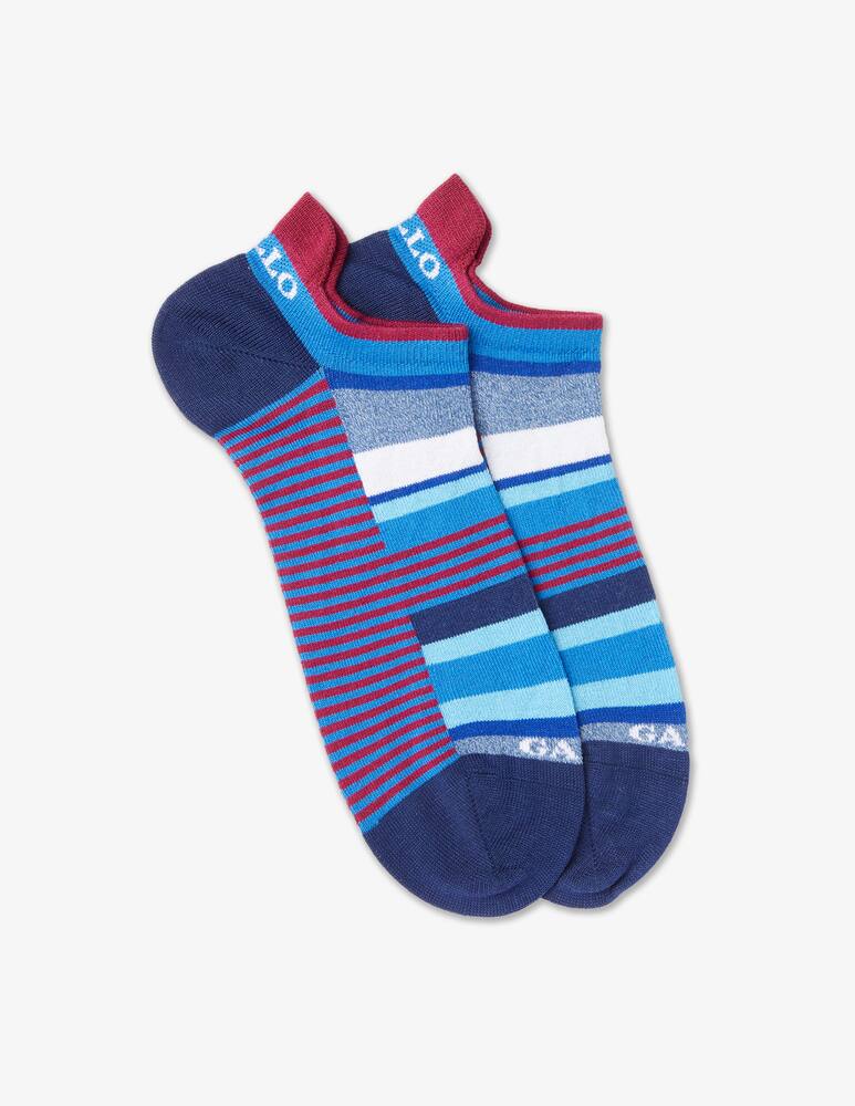 Gallo Sneaker sock multi stripe - picture 1 Gallo Sneaker sock multi stripe - picture 1