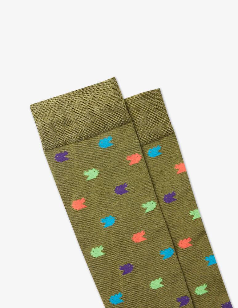 rinascente Gallo Pattern ultra light weight long sock 