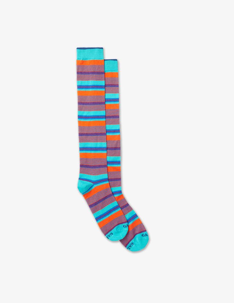 rinascente Gallo Striped light weight long sock 