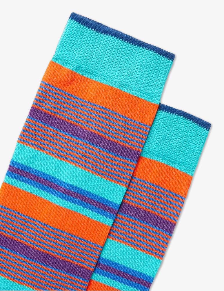 rinascente Gallo Striped light weight long sock 