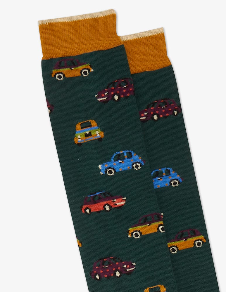 rinascente Gallo Cars socks