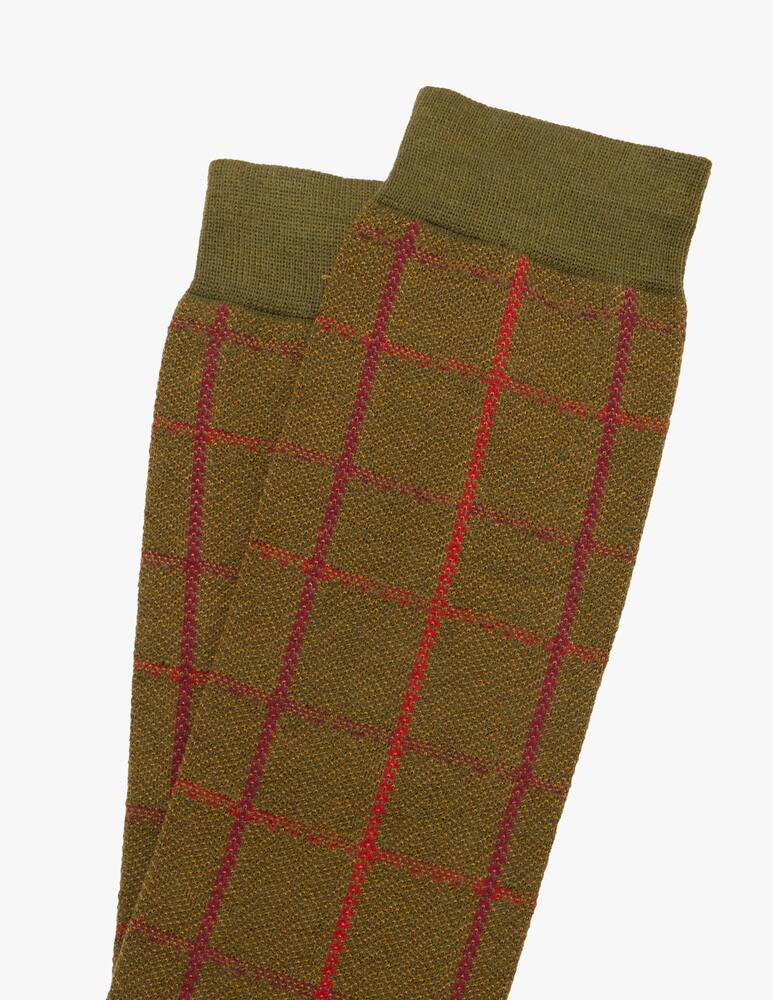 rinascente Gallo Calzino fantasia tartan spigato