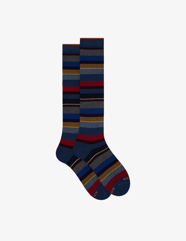 Gallo Calzino lungo righe multicolor - immagine 1 Gallo Calzino lungo righe multicolor - immagine 1