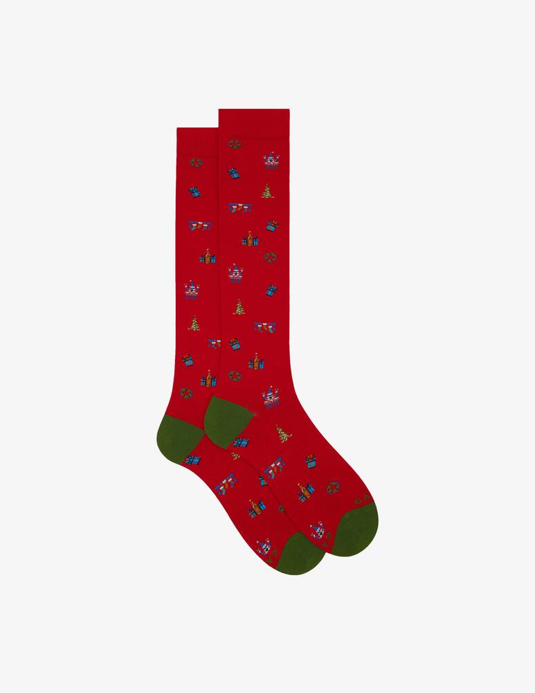 Gallo Calzino lungo leggero fantasia mix natale - immagine 1 Gallo Calzino lungo leggero fantasia mix natale - immagine 1