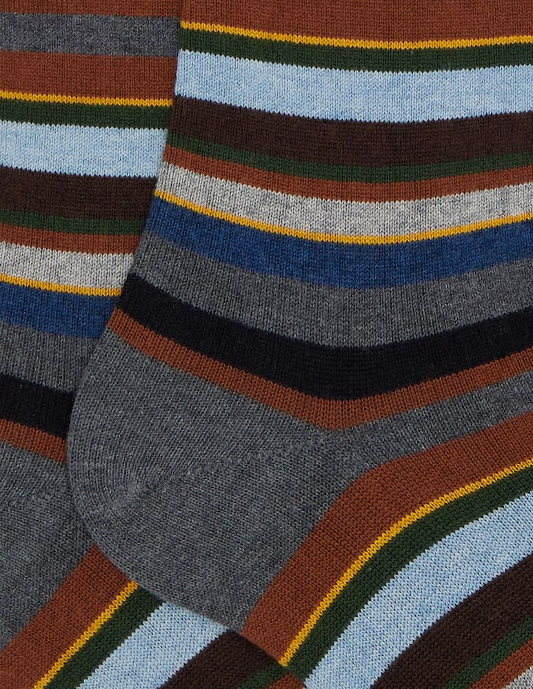 rinascente Gallo Calze righe multicolor lungo