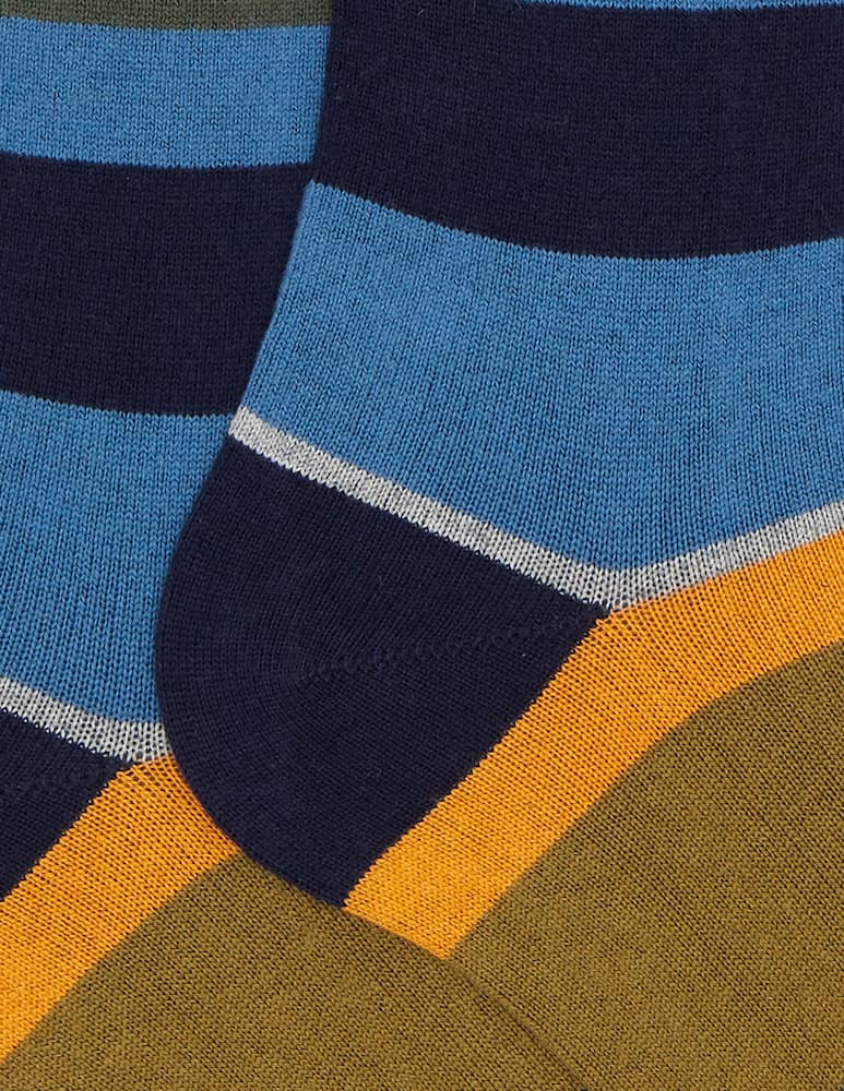 rinascente Gallo Calze righe multicolore lungo