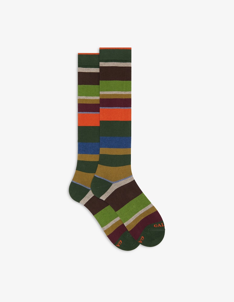 Gallo Calze righe multicolore lungo - immagine 1 Gallo Calze righe multicolore lungo - immagine 1