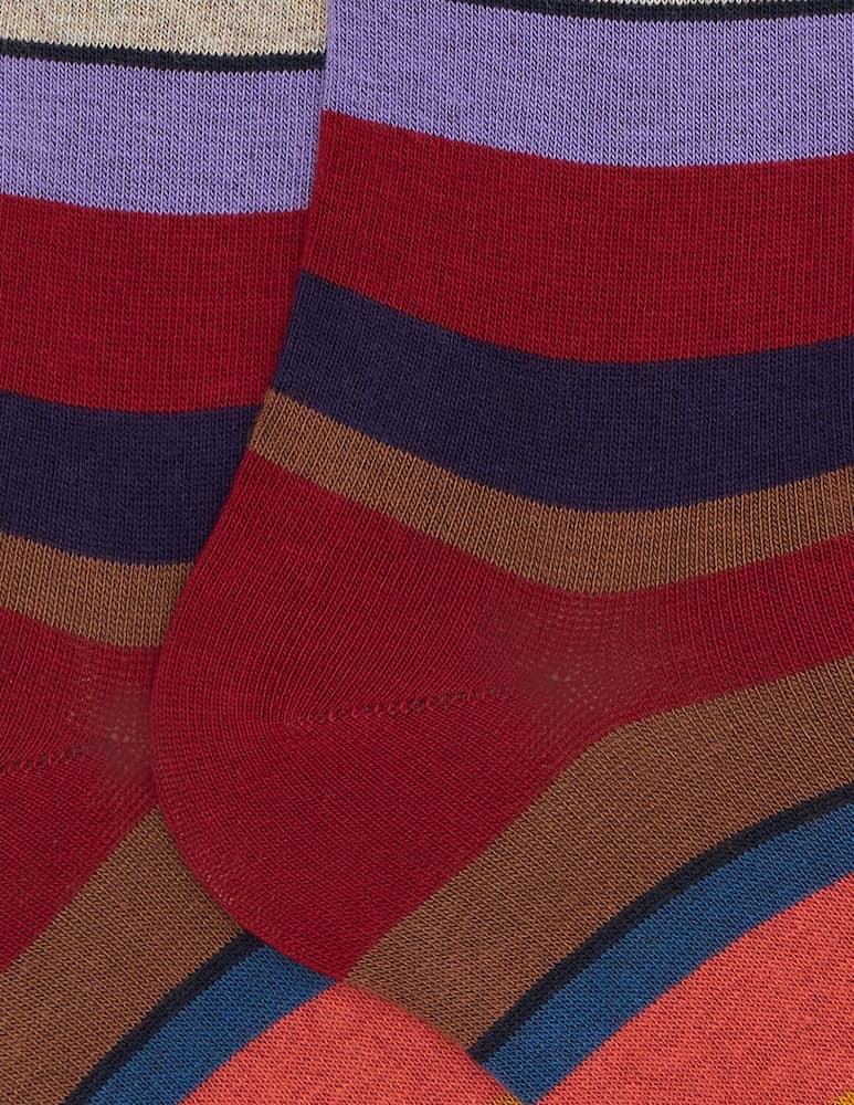 rinascente Gallo Calze lunghe a righe multicolor