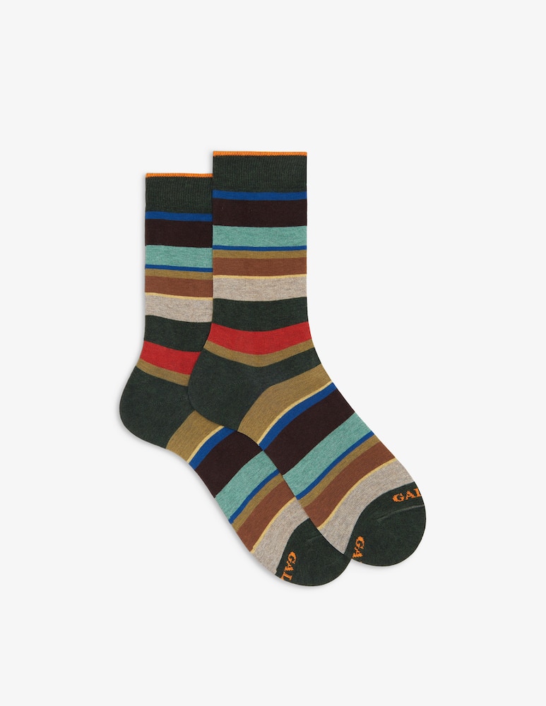 rinascente Gallo Striped crew socks