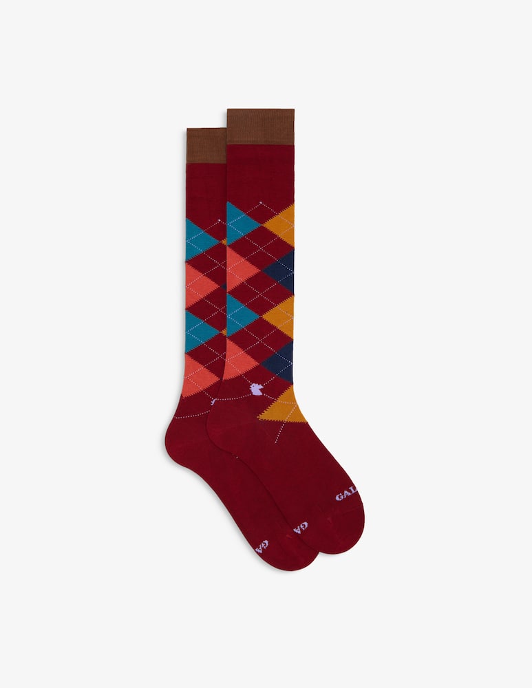 rinascente Gallo Argyle intarsia socks