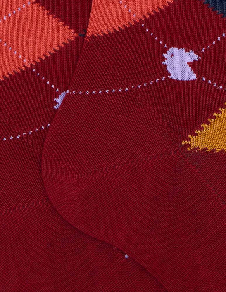 rinascente Gallo Argyle intarsia socks