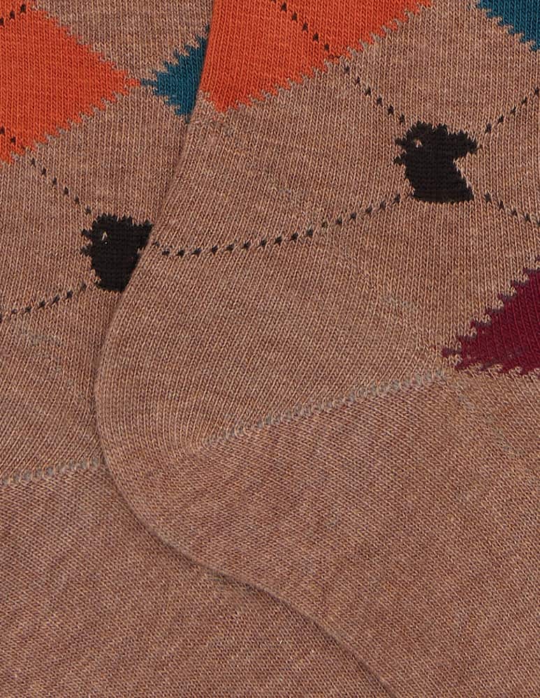 rinascente Gallo Argyle intarsia socks