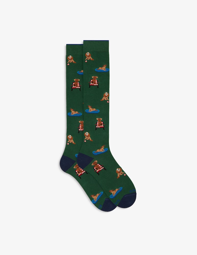 rinascente Gallo Dog pattern socks