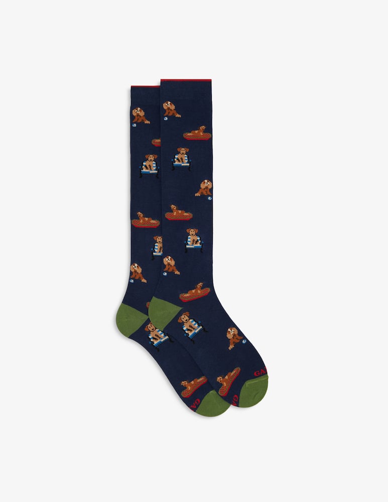 rinascente Gallo Dog pattern socks