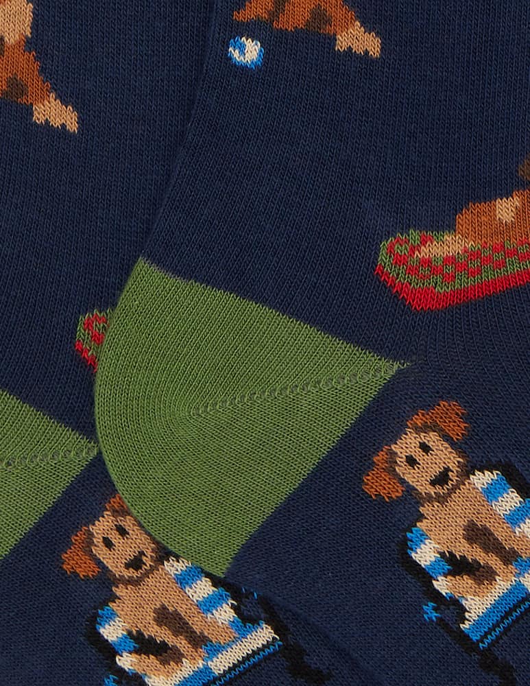 rinascente Gallo Dog pattern socks