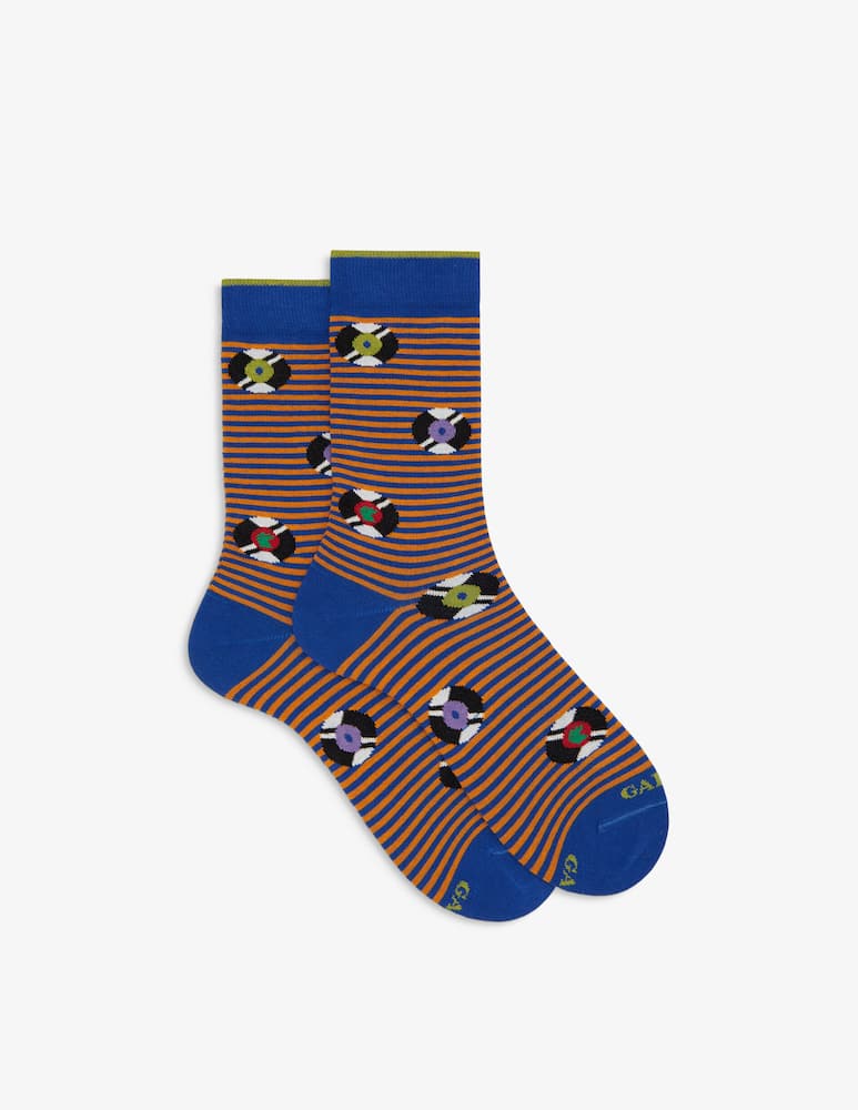 rinascente Gallo Vinyl stripe socks