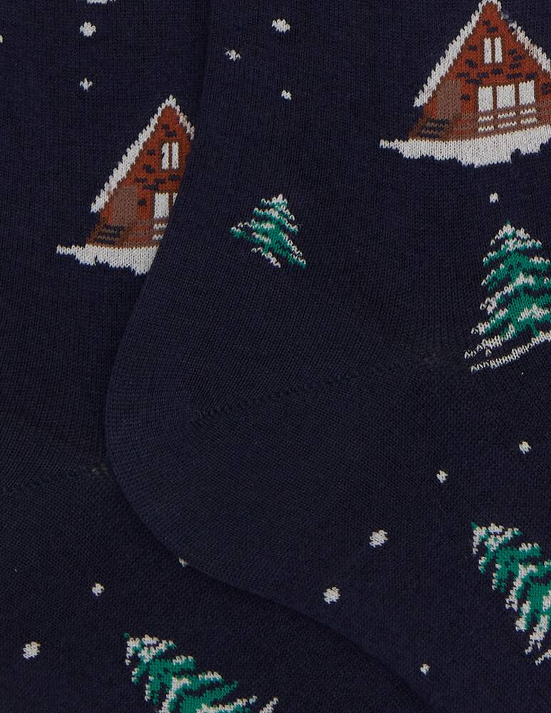 rinascente Gallo Chalet pattern socks