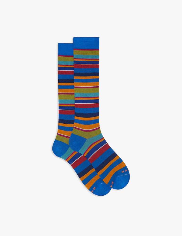 rinascente Gallo Calze lunghe a righe leggere