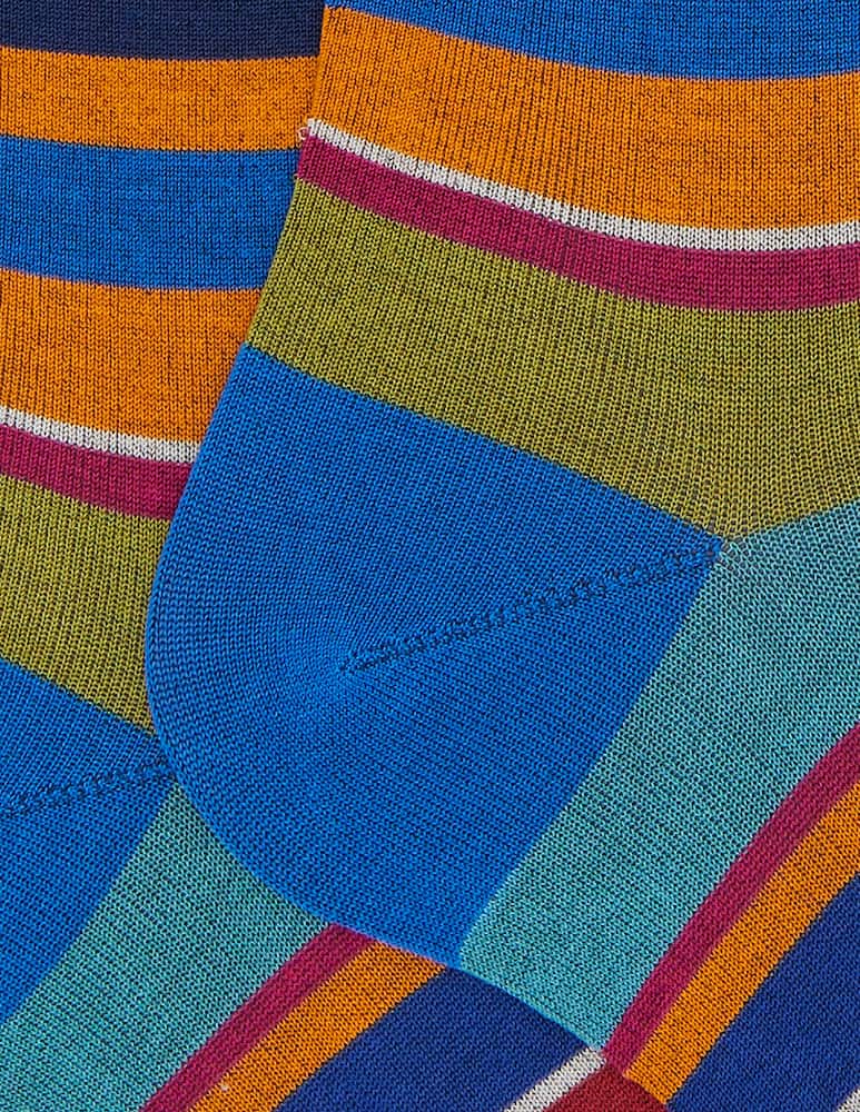 rinascente Gallo Calze lunghe a righe leggere