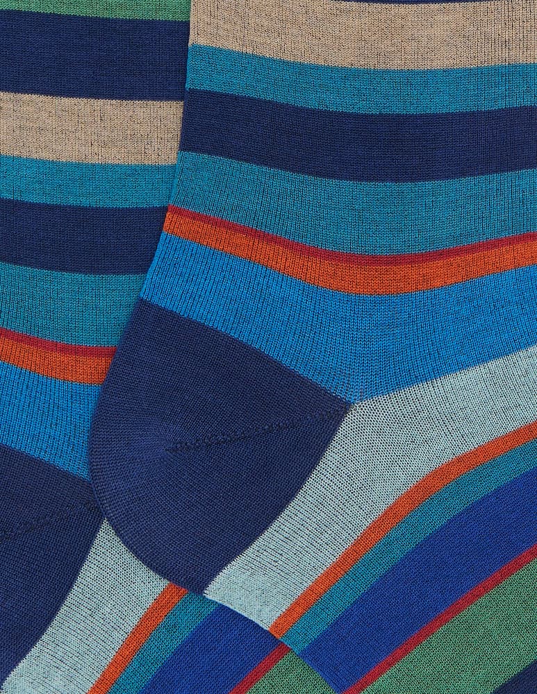 rinascente Gallo Calze lunghe leggerissime a righe