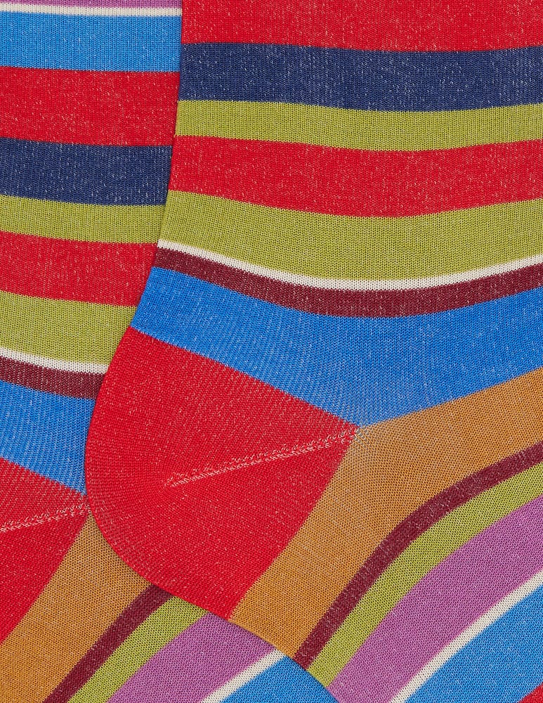 rinascente Gallo Calze corte leggere a righe