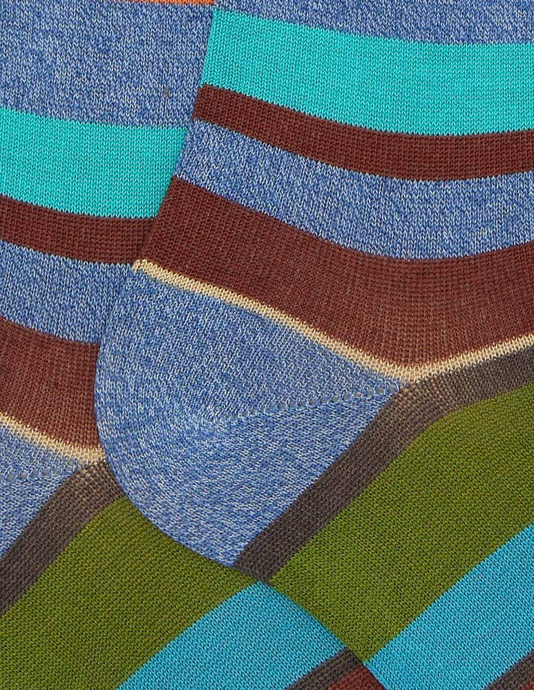 rinascente Gallo Calze lunghe leggere a righe