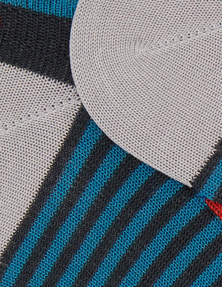 rinascente Gallo Sneaker striped socks