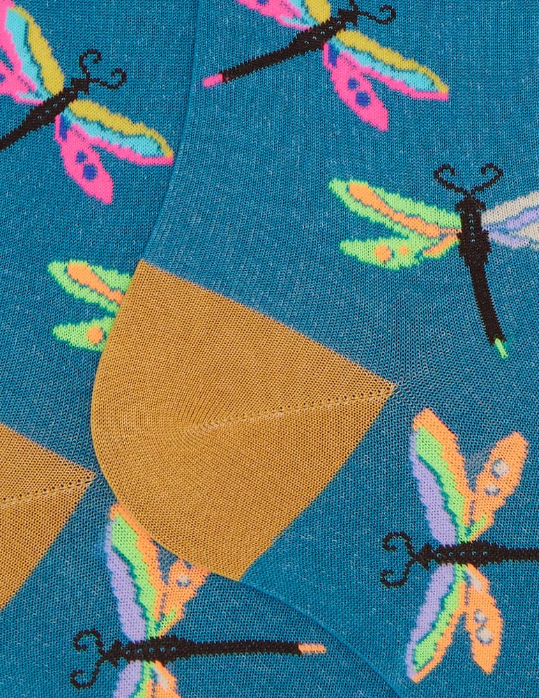 rinascente Gallo Dragonfly pattern socks