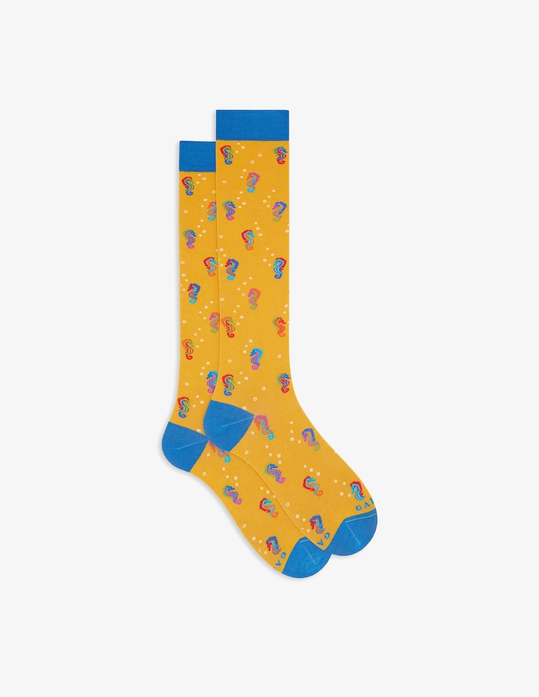 Gallo Seahorse pattern socks - picture 1 Gallo Seahorse pattern socks - picture 1