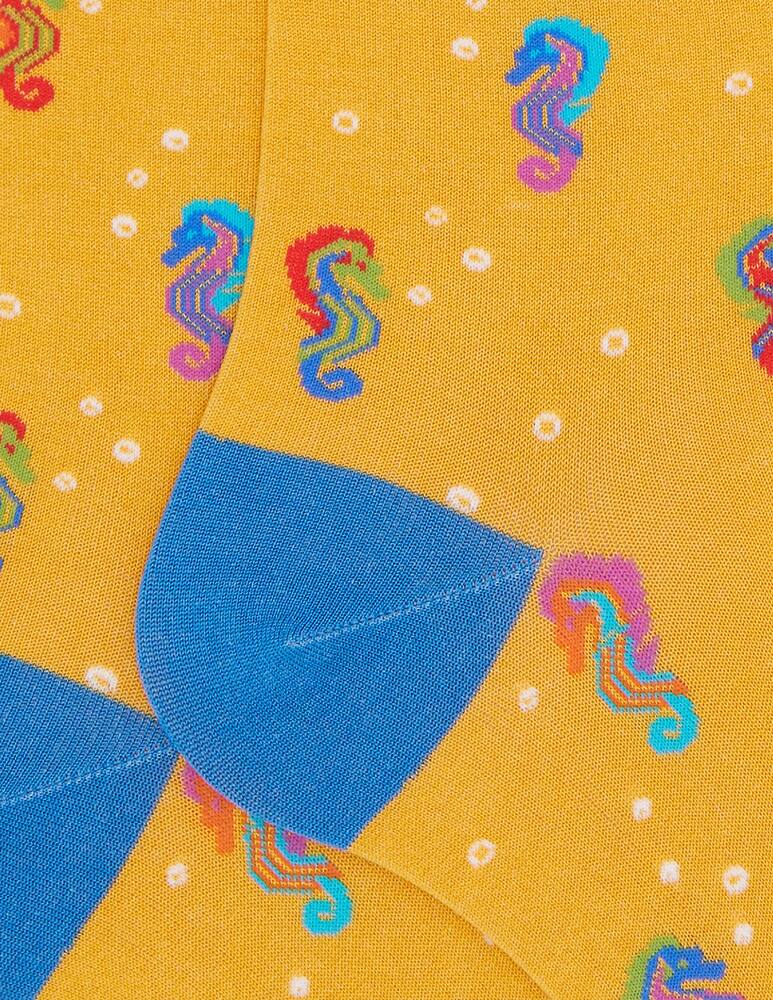 Gallo Seahorse pattern socks - picture 2 Gallo Seahorse pattern socks - picture 2