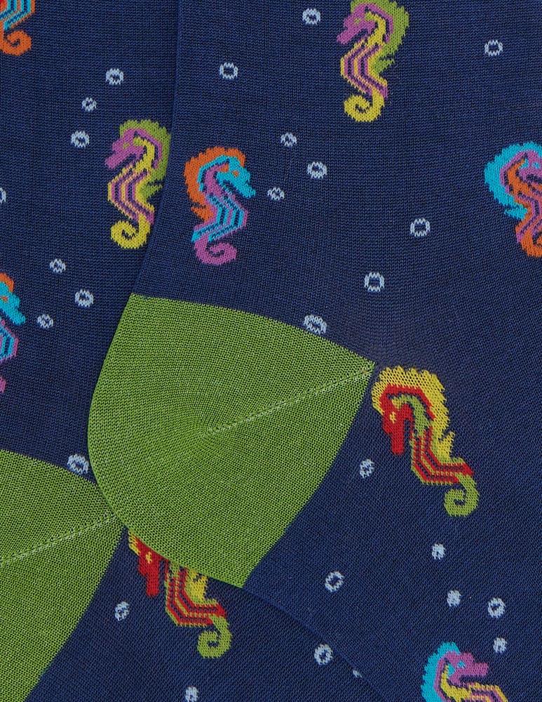 rinascente Gallo Seahorse pattern socks