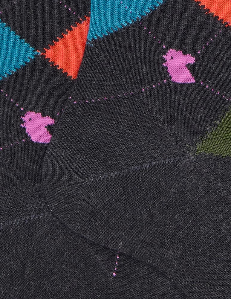 Gallo Long intarsia patterned socks - picture 2