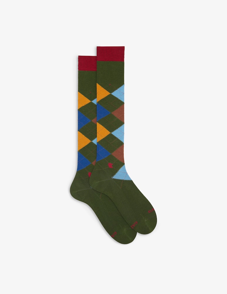 rinascente Gallo Long intarsia socks