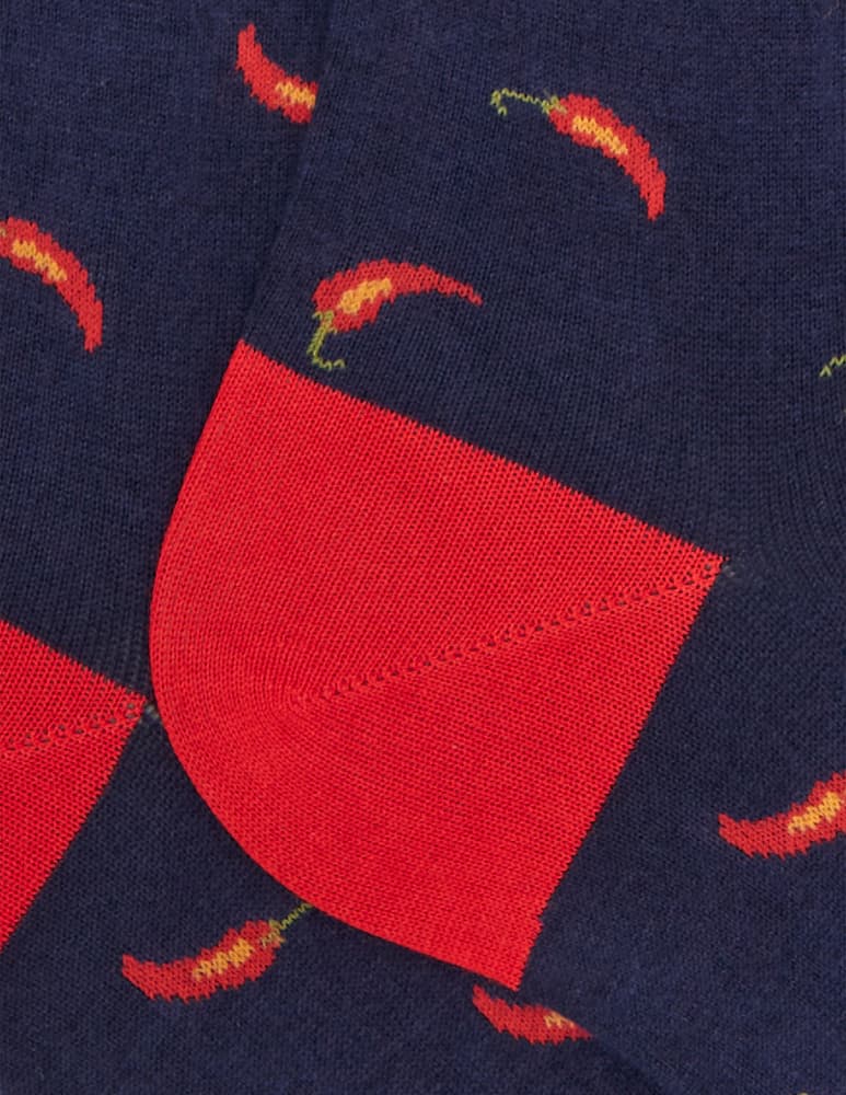 Gallo Long chilli pattern socks - picture 2