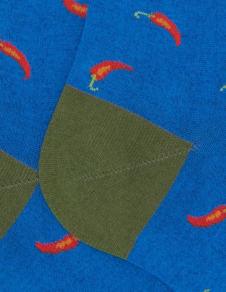 rinascente Gallo Chilli print long socks