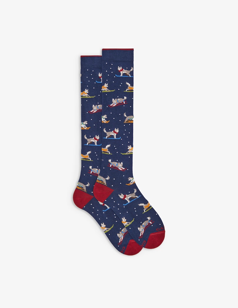 rinascente Gallo Long patterned Husky socks
