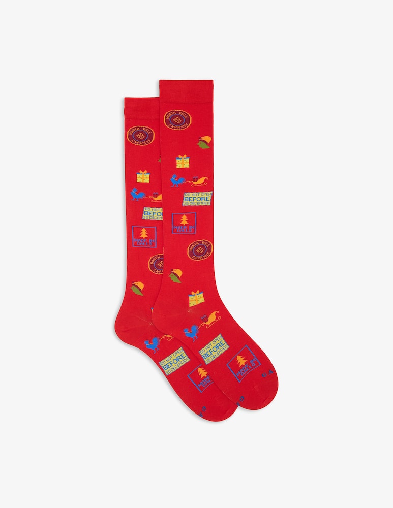 rinascente Gallo Patterned long socks